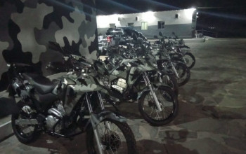 12º Batalhão de Polícia de Piripiri recebe mais seis motos para patrulhamento