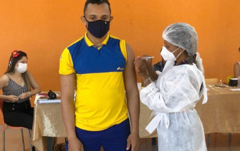 Secretaria de Saúde de Capitão de Campos vacina vários grupos vulneráveis ao contágio da Covid-19
