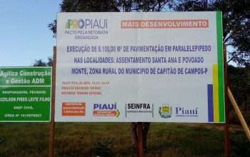 PRO Piauí, por meio da união política, investe pesado em Capitão de Campos