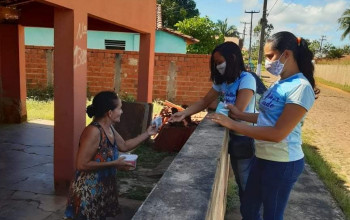 Secretaria Municipal de Trabalho e Assistência Social (SEMTAS) de Capitão de Campos realiza distribuição de máscaras