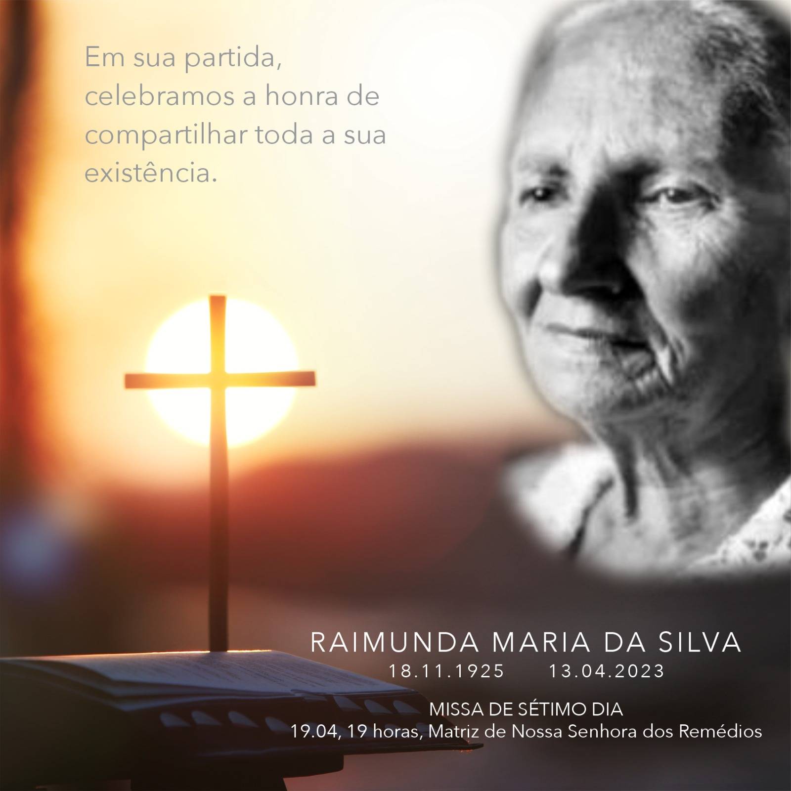 Missa de Raimunda Maria da Silva